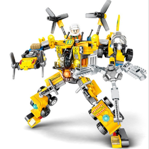 Bộ lắp ráp kiểu lego sembo mô hình robot 603061