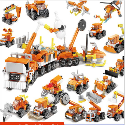 Bộ lego 16 in 1 mô hình xe cứu hộ 80525