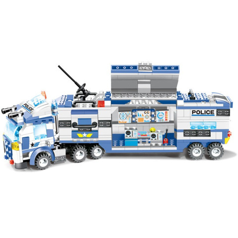 Bộ đồ chơi xếp hình lego cảnh sát đặc chủng xanh 647 mảnh ghép