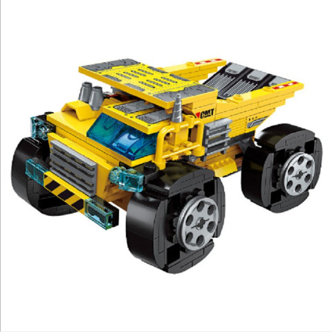 Bộ lắp ráp kiểu lego 8 trong 1 mô hình xe xây dựng