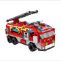 Bộ lắp ráp kiểu lego panloz city fire brigade - xe cứu hỏa thành phố