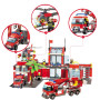 Bộ lắp ráp kiểu lego kazi  fire fight trạm cứu hỏa thành phố kazi 8051